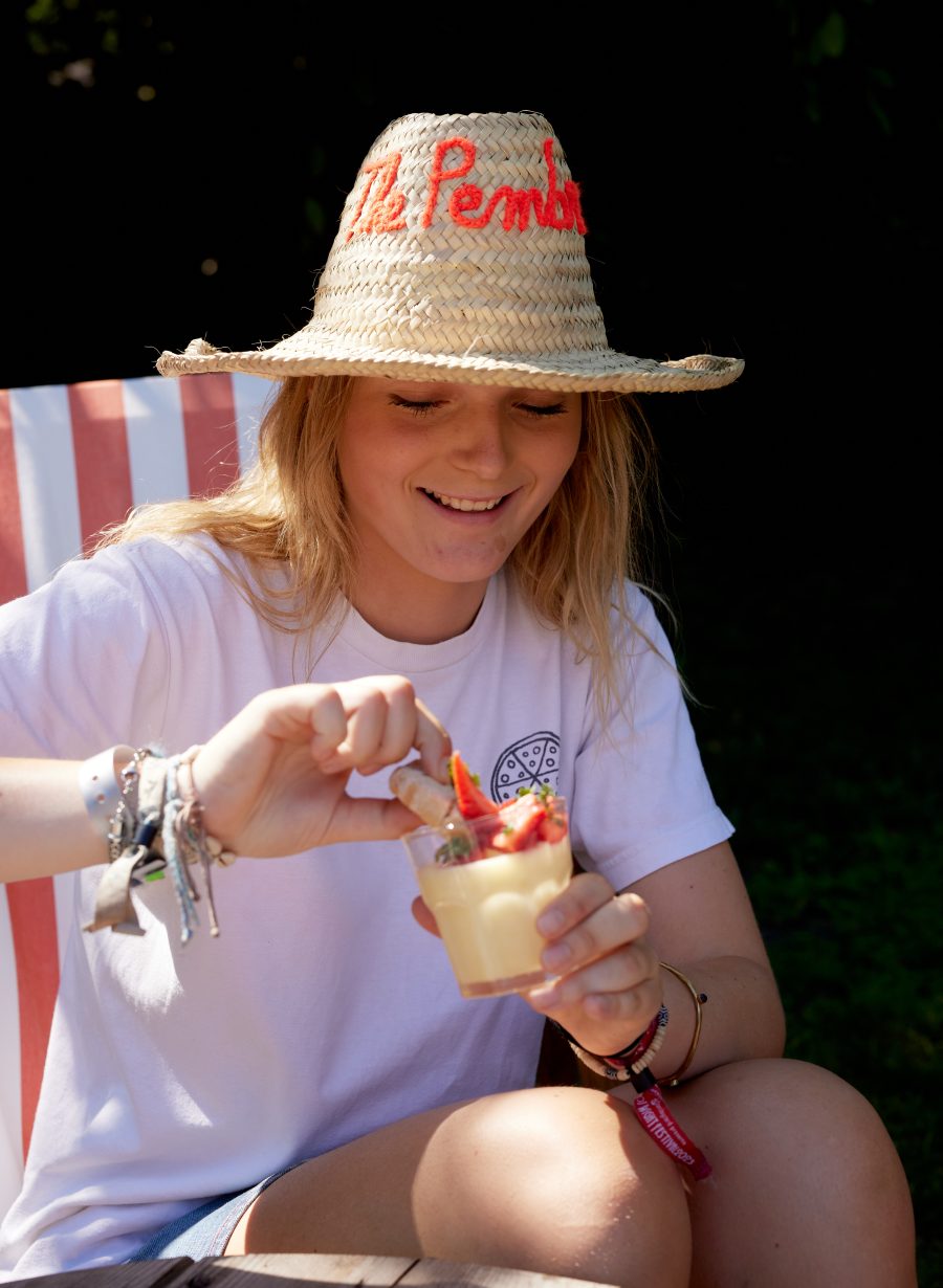 guest about to enjoy meal at restaurant